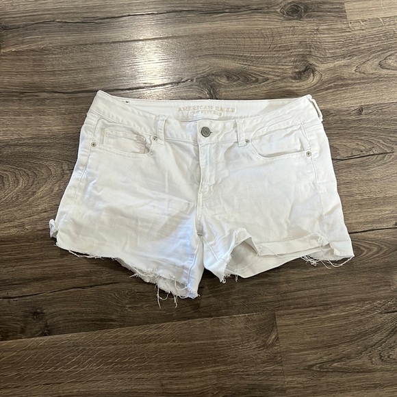 White Jean Shorts Stretch - American Eagle Outfitters - Picture 1 of 3